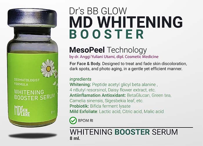 BB Glow MD Whitening Booster with MesoPeel Technology by dr Anggi Y Utami